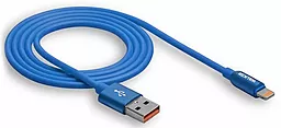 Кабель USB Walker C725 12w 2.4a Lightning cable  blue - миниатюра 3