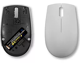 Компьютерная мышка Lenovo 300 Wireless Mouse Arctic Gray (GY51L15678) - миниатюра 6