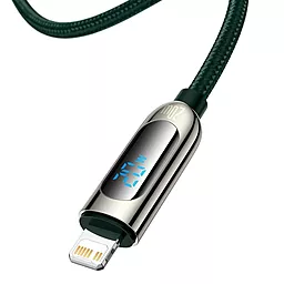 Кабель USB PD Baseus Display 20W 2M USB Type-C - Lightning Cable Green (CATLSK-A06) - миниатюра 2