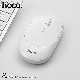 Компьютерная мышка Hoco Wireless mouse Di04 White (Di04W) - миниатюра 7