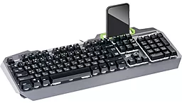Клавиатура Defender Stainless steel GK-150DL RGB USB (45150) Black - миниатюра 2