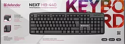 Клавиатура Defender Next HB-440 USB (45440) Black - миниатюра 3