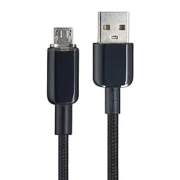 Кабель USB XO NB249 12w 2.4a android micro-USB cable black