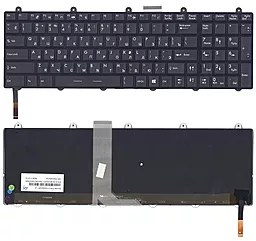 Клавіатура для ноутбуку MSI GE60 GE70 GT60 GP60 GT70 GP70 з підсвіткою Light чорна