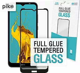 Защитное стекло Piko Full Glue для Nokia C10, Nokia C20  Black (1283126512339)