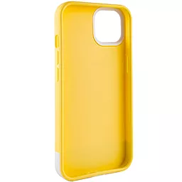 Чехол Epik TPU+PC Bichromatic для Apple iPhone 11 (6.1") Creamy-yellow / White - миниатюра 3