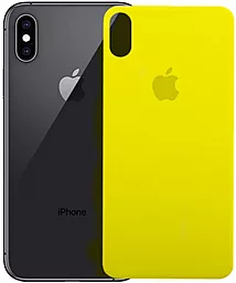 Захисне скло 1TOUCH Back Glass Apple iPhone X, iPhone XS Yellow