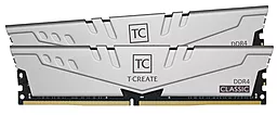 Оперативная память Team DDR4 32GB (2x16GB) 2666MHz T-Create Classic (TTCCD432G2666HC19DC01) White