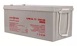 Аккумуляторная батарея Logicpower 12V 200 Ah (LPM-GL 12 - 200 AH) GEL - миниатюра 2