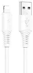 Кабель USB Borofone BX47 Coolway Lightning Cable 2.4A White