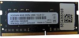 Оперативна пам'ять для ноутбука Samsung 8 GB SO-DIMM DDR4 2666 MHz (SEC426S16/8)