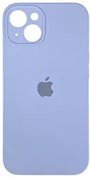 Чехол Silicone Case Full Camera для Apple iPhone 15 Lilac