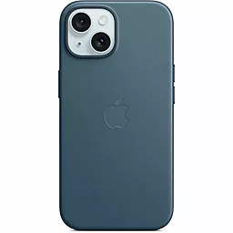 Чехол Apple FineWoven Case with MagSafe for Apple iPhone 15 Pacific Blue