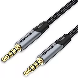 Аудио кабель Vention AUX mini Jack 3.5mm M/M Cable 1.5 м black (BAQHG)