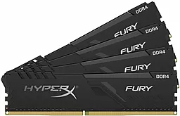 Оперативная память Kingston HyperX Fury DDR4 32GB (4x8GB) 2666 MHz (HX426C16FB3K4/32)