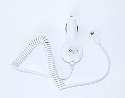 Автомобільний зарядний пристрій Cord micro USB Car Charger 1A White (CC32-Micro.1) - мініатюра 3