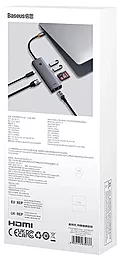USB Type-C хаб Baseus 7-in-1 grey (B00052805813-00) - миниатюра 7