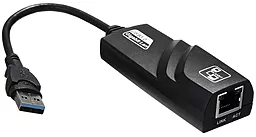 Сетевая карта EasyLife USB-A 3.0 - RJ45 Ethernet Adapter Black - миниатюра 2