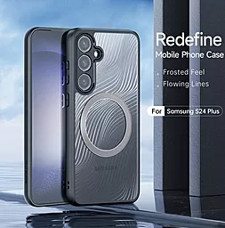 Чехол Dux Ducis Aimo with MagSafe для Samsung Galaxy S24 Plus Black - миниатюра 6