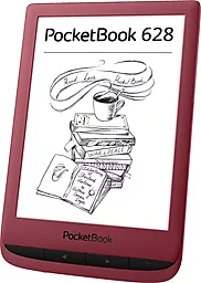 Электронная книга PocketBook 628 Touch Lux5 Ink Ruby Red (PB628-R-WW) - миниатюра 3