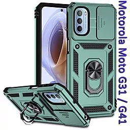 Чехол BeCover Military Motorola Moto G31, Moto G41 Dark Green (708192) - миниатюра 2