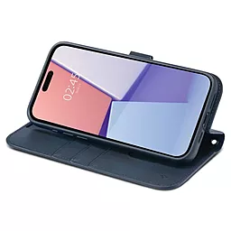 Чехол Spigen Wallet S Pro для Apple iPhone 15 Pro Navy (ACS06741) - миниатюра 5