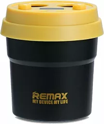 Автомобильное зарядное устройство Remax Coffee Cup Car Charger 2 USB 3.1A + LCD Black (CR-2XP)