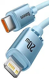 Кабель USB PD Baseus Crystal Shine 20W 2M USB Type-C - Lightning Cable Sky Blue (CAJY001403)