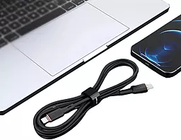 Кабель USB PD AceFast silicone C2-01 MFI 20w 3a 1.2m USB Type-C - Lightning cable black - миниатюра 4