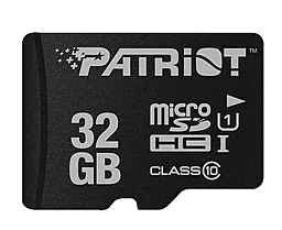 Карта памяти Patriot microSDHC 32GB Class 10 UHS-I U1 + SD-адаптер (PSF32GMCSDHC10) - миниатюра 4