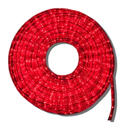 Гирлянда Ledwide Гирлянда светодиодная дюралайт 10 метров красная (2-х жильная)