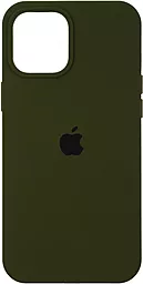 Чехол Silicone Case Full for Apple iPhone 12, iPhone 12 Pro Virid Green