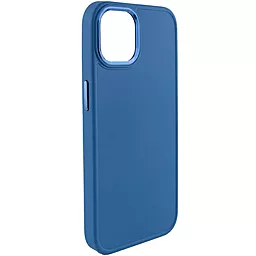 Чехол Epik TPU Bonbon Metal Style для Apple iPhone 12 Pro, iPhone 12 (6.1") Синий / Denim Blue - миниатюра 2
