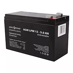 Аккумуляторная батарея Logicpower 12V 9 Ah (LPM 12 - 9 AH) AGM - миниатюра 2