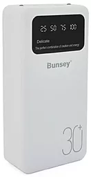Повербанк Bunsey BY-12 30000 mAh 22.5W QC/PD White