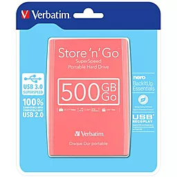 Зовнішній жорсткий диск Verbatim 2.5" 500GB (53170) - мініатюра 6