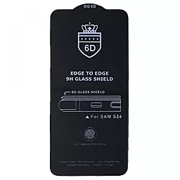 Защитное стекло OG 6D EDGE TO EDGE для Samsung S24 Black