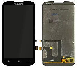 Дисплей Lenovo A505, A560 с тачскрином, Black