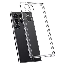 Чехол Spigen Ultra Hybrid для Samsung Galaxy S24 Ultra Crystal Clear (ACS07292) - миниатюра 6