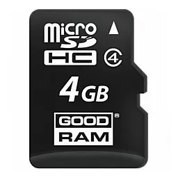 Карта пам'яті GooDRam microSDHC 4GB Class 4 (M400-0040R11)