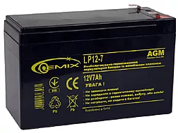 Аккумуляторная батарея Gemix 12V 7Ah (LP12-7.0) AGM