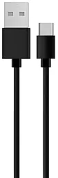 Сетевое зарядное устройство с быстрой зарядкой Florence 1USB QC3.0 + USB Type-C Cable Black (FL-1050-KM) - миниатюра 3