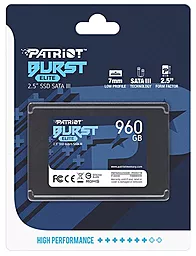 SSD Накопитель Patriot Burst Elite 960 GB (PBE960GS25SSDR) - миниатюра 3