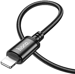 Кабель USB Hoco X91 12W 2.4A 3M USB Lightning Cable Black - миниатюра 4