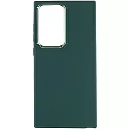 Чехол Epik TPU Bonbon Metal Style для Samsung Galaxy S24 Ultra Pine Green