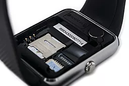 Смарт-часы UWatch Smart GT08 Silver with Black strap - миниатюра 8