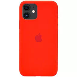 Чехол Silicone Case Full for Apple iPhone 11 Red
