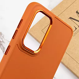 Чехол Epik TPU Bonbon Metal Style для Samsung Galaxy A53 5G Оранжевый / Papaya - миниатюра 5