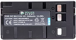 Аккумулятор для видеокамеры JVC BN-V12U, BN-V14U, VW-VBS1E, VW-VBH1E, VW-VBS2E, NP-77 (2400 mAh) DV00DV1194 PowerPlant - миниатюра 2
