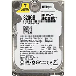 Жорсткий диск для ноутбука Western Digital AV-25 320 GB 2.5 (WD3200BUCT_)